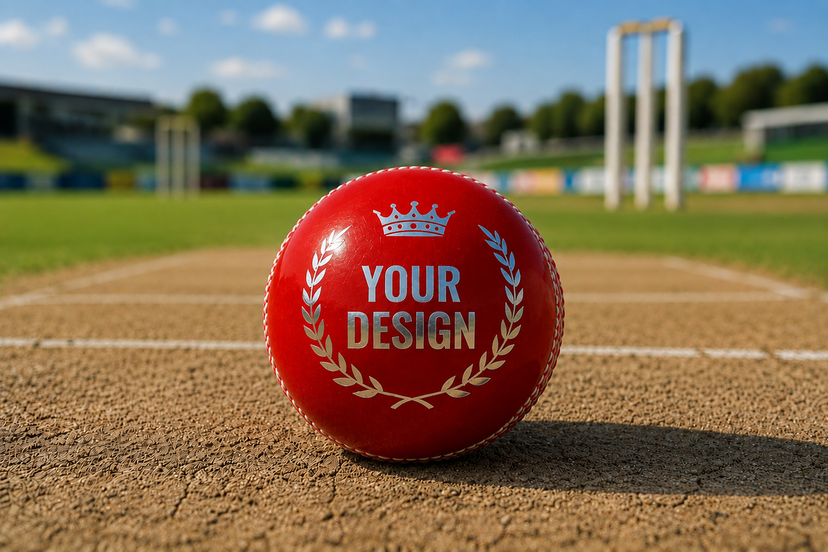 Custom Logo Leather Cricket Balls