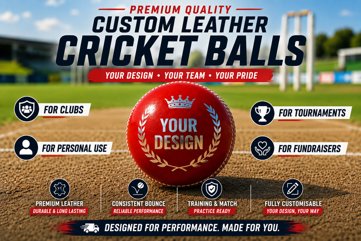 Custom Logo Leather Cricket Balls