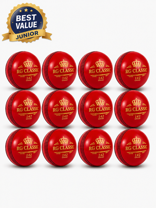 RG Classic Junior 142g – 12 Pack (Red 4-Piece Leather)