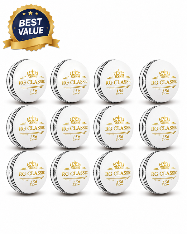 RG Classic 156g – 12 Pack (White 4-Piece Leather)
