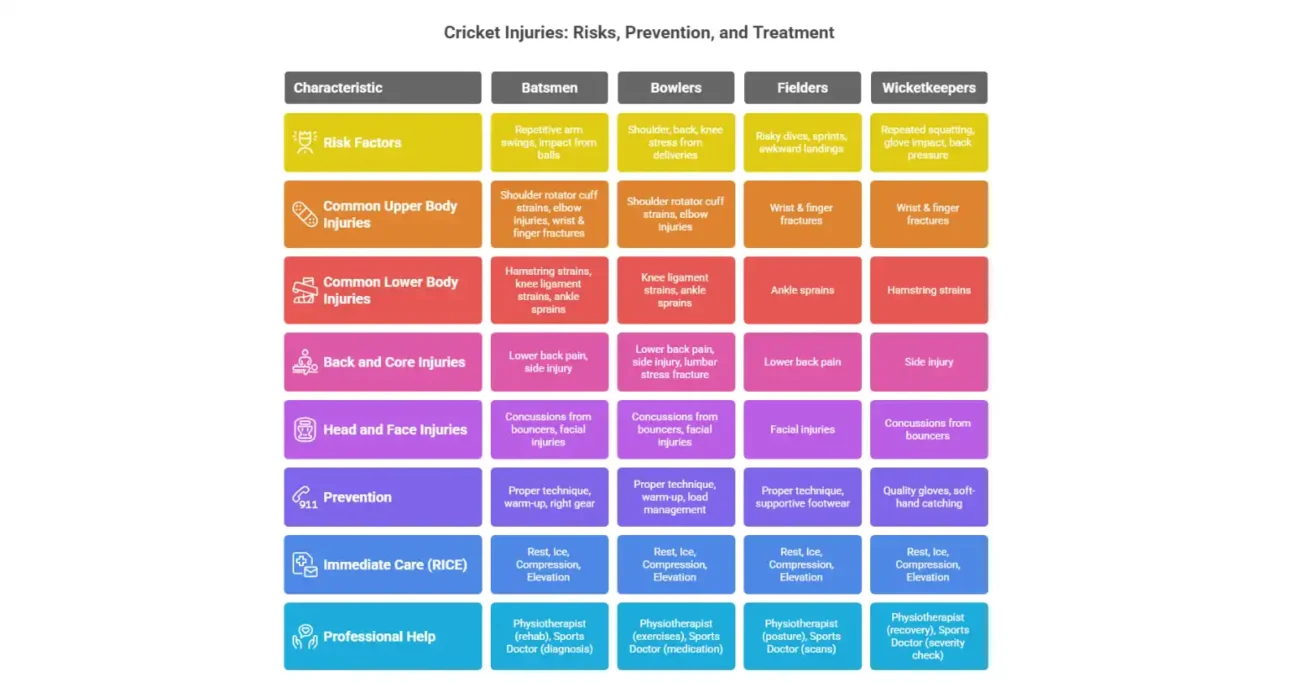 Common Cricket Injuries & How to Prevent Them