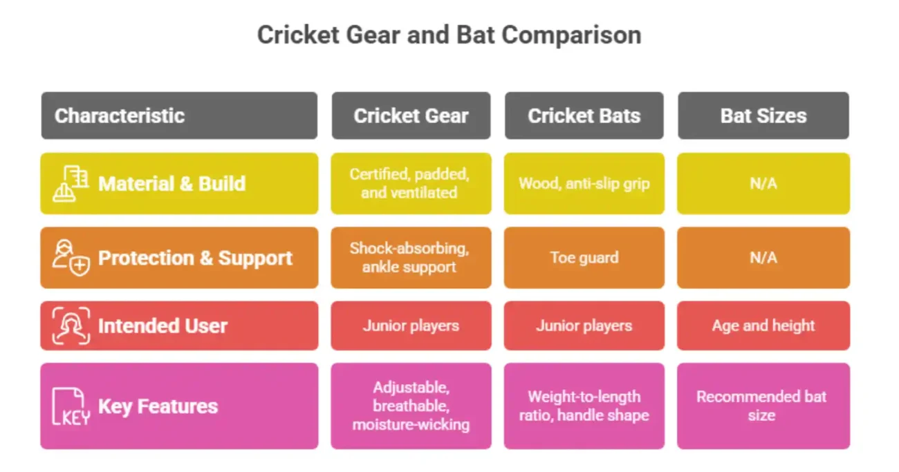Pro-Level Gear for Junior Cricketers in Academies
