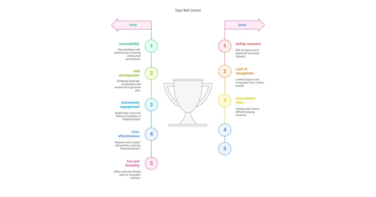 what is tape ball cricket